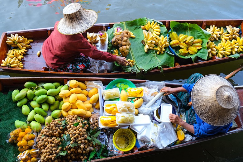 Marché flottant