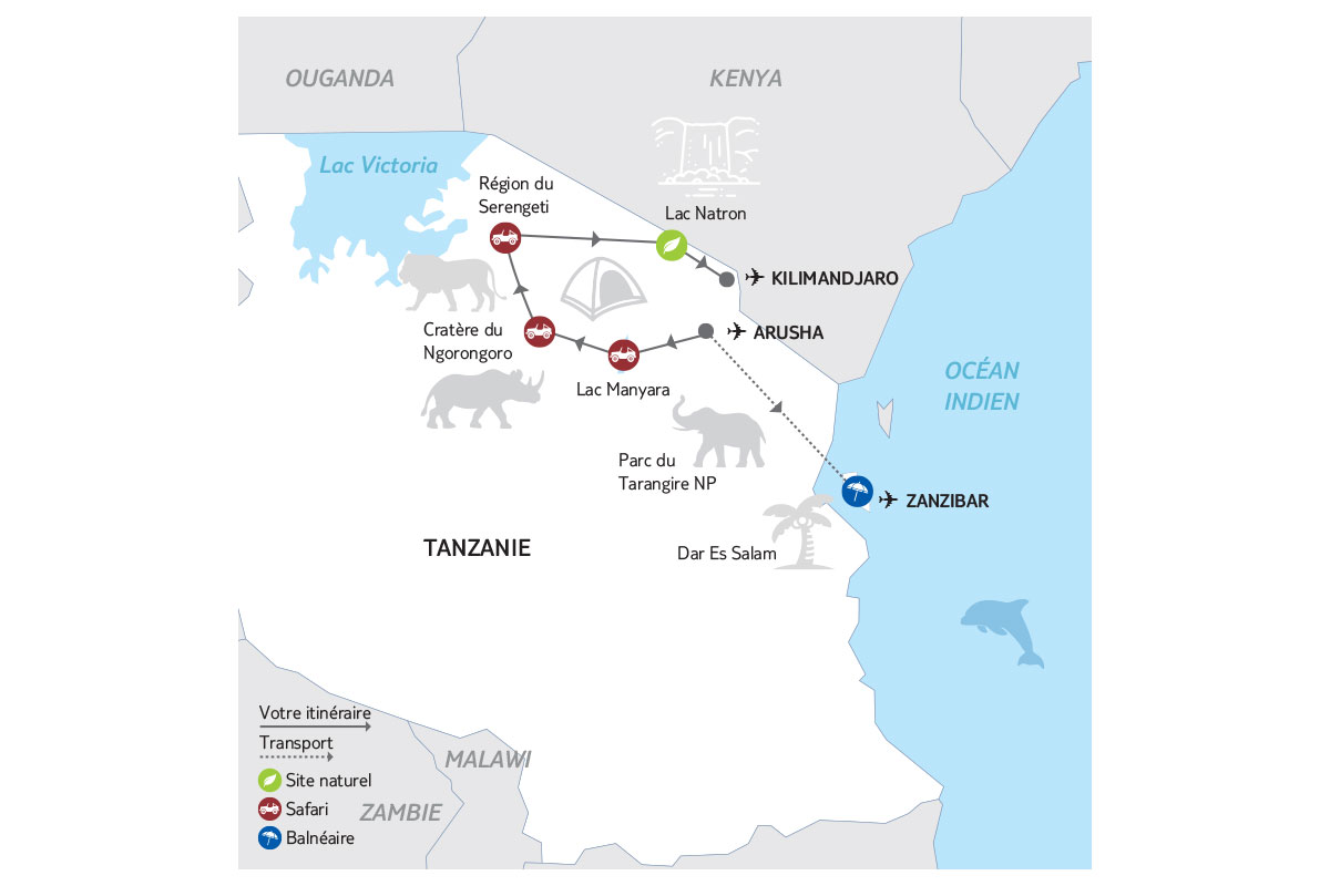 Tanzanie - Circuit Inoubliable Tanzanie