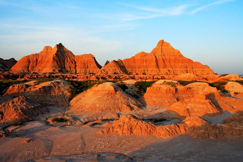 Les paysages érodés du parc national des Badlands