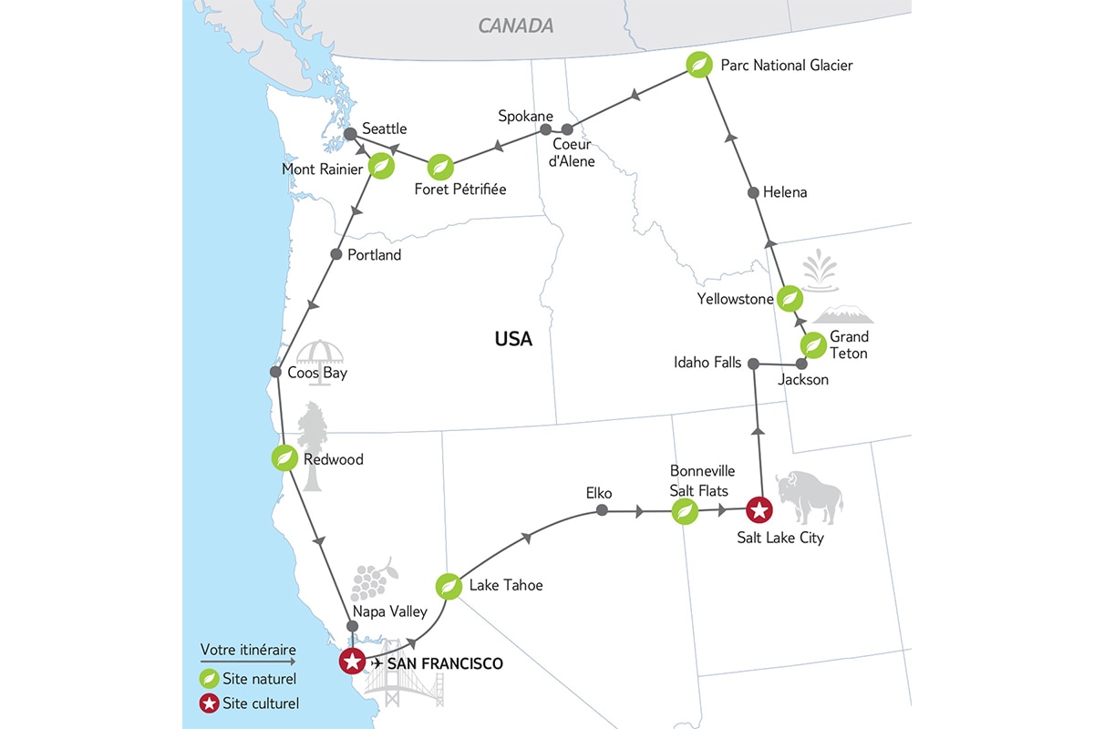 Image 27 du séjour Circuit De Yellowstone au Pacifique entre nous à San francisco, Etats-Unis