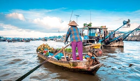 marché flottant de Cai Rang