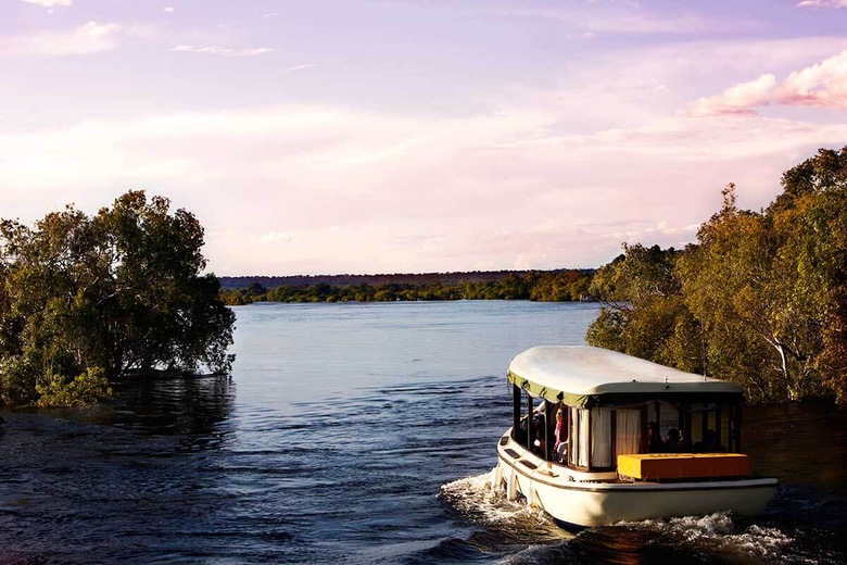 Croisière sur le Zambèze au soleil couchant